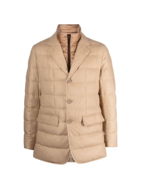 spread-collar padded jacket