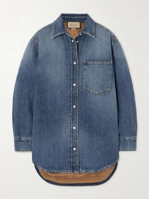GUCCI Padded denim shirt