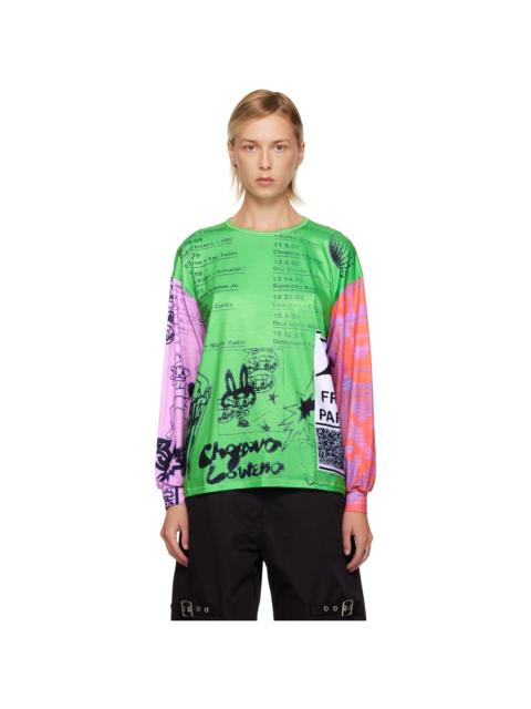 Chopova Lowena Multicolor Poster Oversized Jersey T-shirt