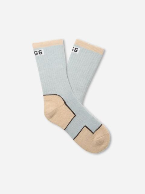 UGG ® Women's Luann Winter Boot Sock Wool Blend in Reef Blue/Cream