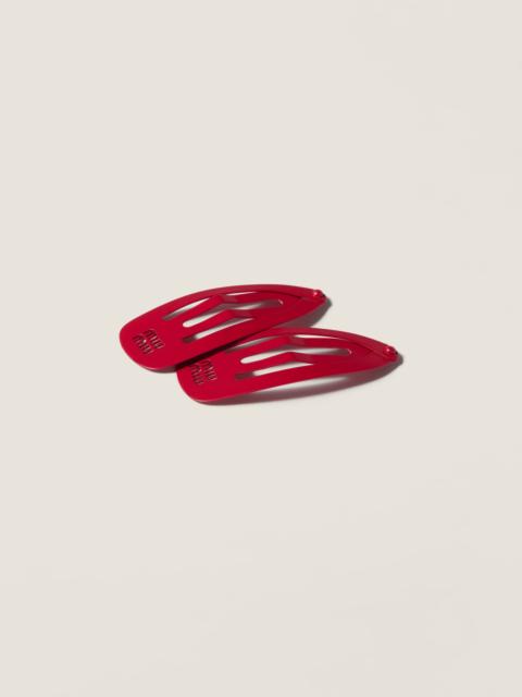 Miu Miu Metal hair clips