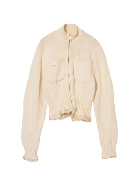 UNDERCOVER zip pocket cardigan