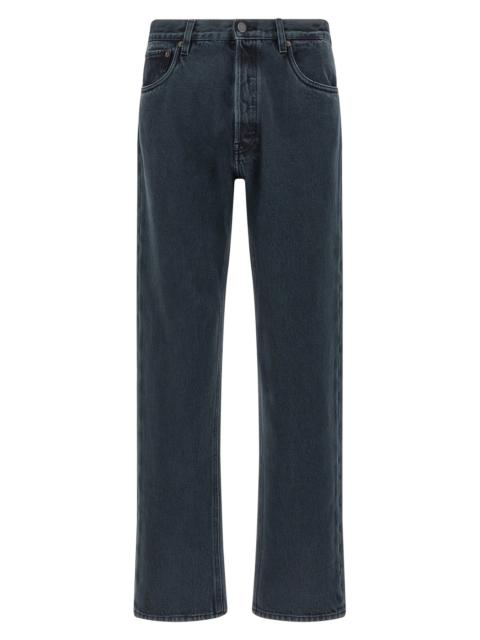 Prada 'over-dyed' cotton jeans