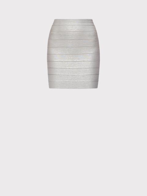 HERVE LEGER THE METALLIC BRIANNE SKIRT