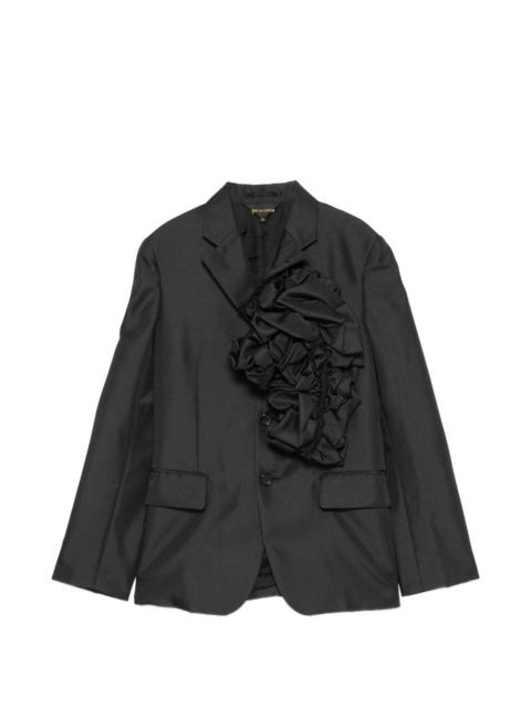 Comme Des Garçons flower-detail blazer
