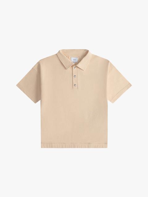 Rhude PIQUE SNAP SHORT SLEEVE POLO