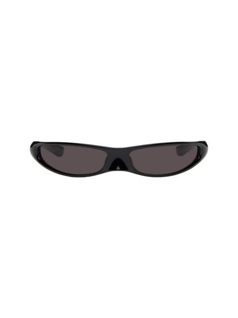 BALENCIAGA SSENSE Exclusive Black Avant Premier Thin Sunglasses