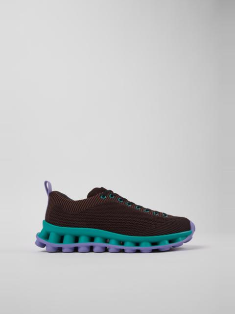 CAMPERLAB Brown, Blue and Purple Textile Sneakers for Men.