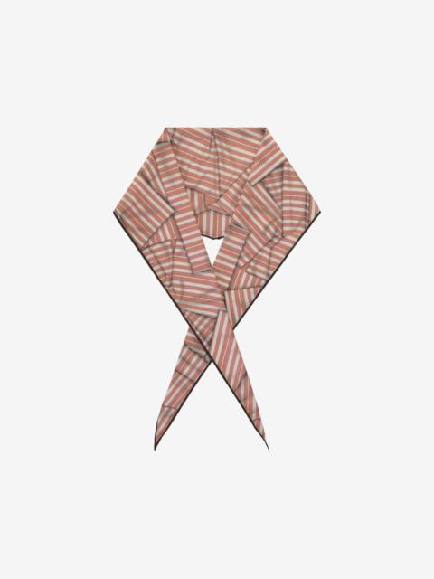 ZEGNA striped diamond-shaped scarf