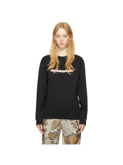 Stockholm Surfboard Club Black Cotton Sweatshirt