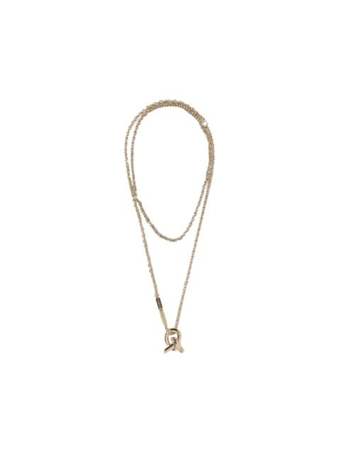 FABIANA FILIPPI knot-detail pendant necklace