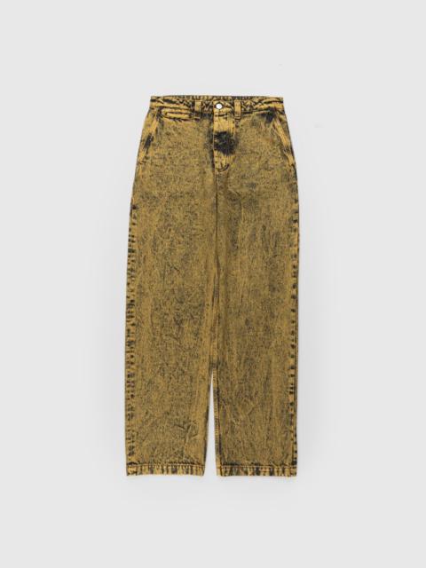 Marni Marni – Marble-Dyed Trousers Maize