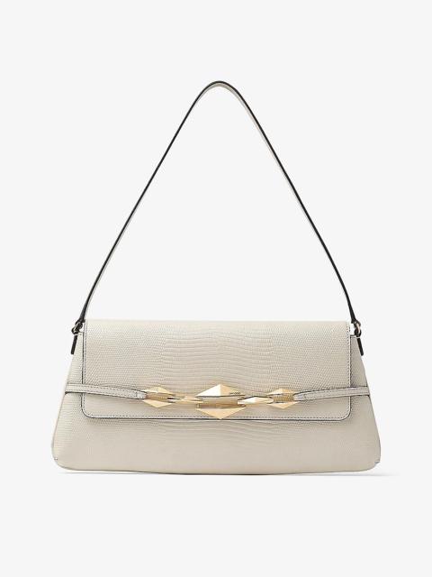 Diamond leather shoulder bag