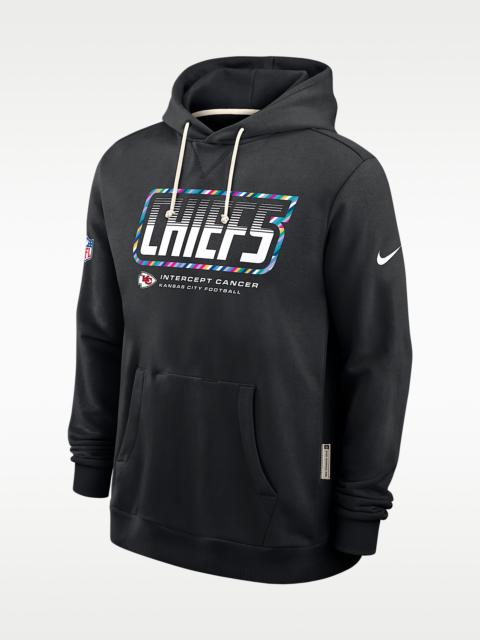 Nike Kansas City Chiefs Crucial Catch Sideline Standard Issue Men's Nike Dri-FIT NFL Pullover Hoodie