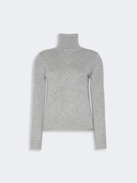 Max Mara EDUCATA Wool and cashmere turtleneck sweater - MEDIUM GREY
