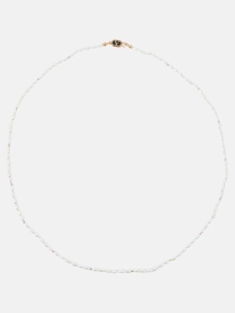 Valentino Faux pearl necklace
