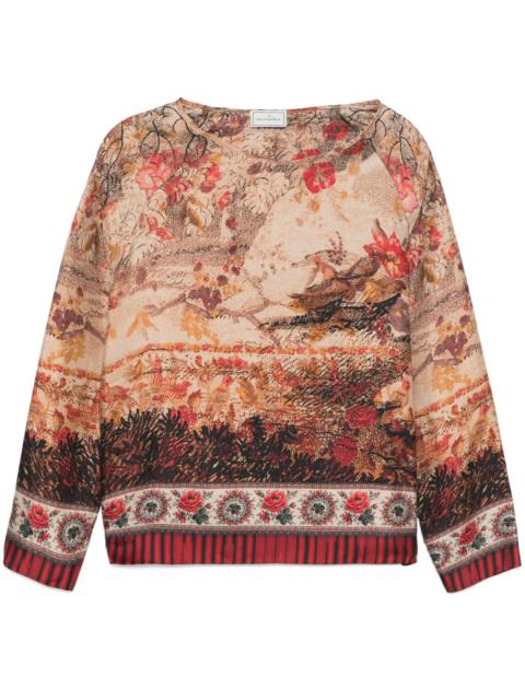 Pierre-Louis Mascia Aloe long-sleeve T-shirt