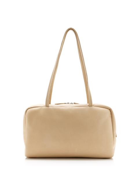 The Row Astra Leather Bowling Bag neutral