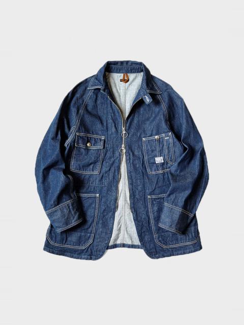 11.5oz Denim ZIPPER Coverall - Indigo