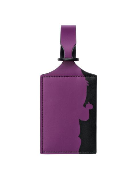 LGP Travel Luggage tag Violet - Leather