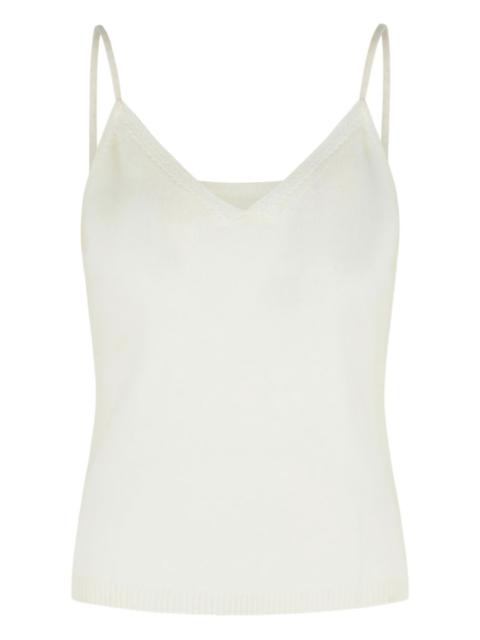 LISA YANG braided-strap cashmere tank top