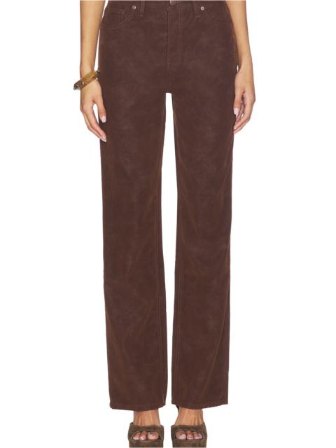 GOOD AMERICAN Better Than Suede Good True Straight Pants