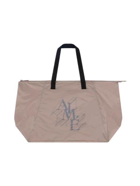 AIMÉ LEON DORE Aime Leon Dore Large Nylon Packable Tote and Pouch Set Grey