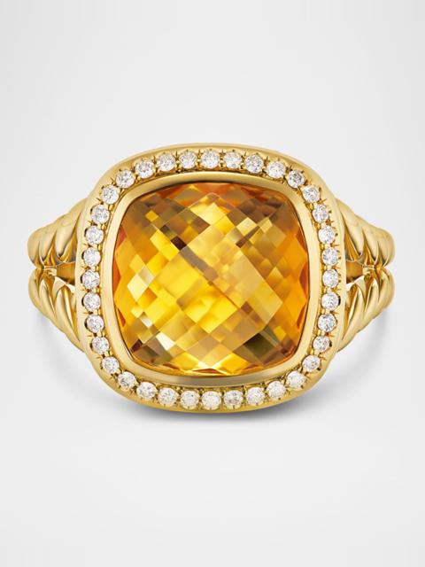 DAVID YURMAN Albion Ring with Gemstones and Diamonds in 18K Gold