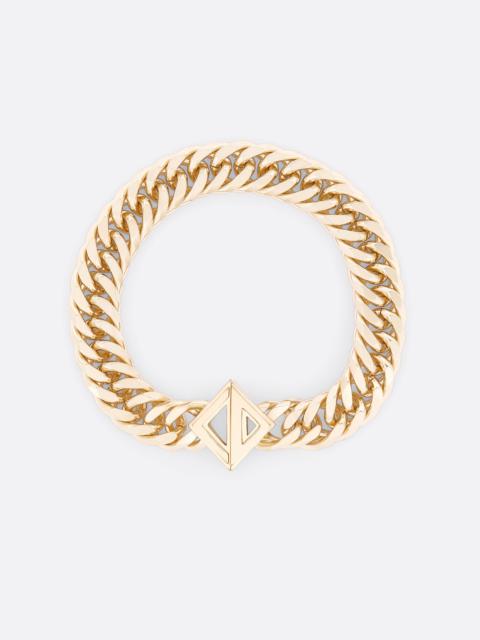 Dior CD Diamond Chain Link Bracelet