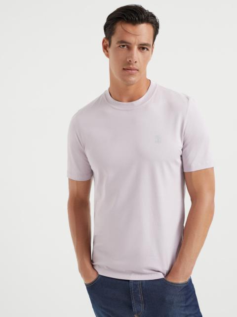 Brunello Cucinelli Cotton jersey crew neck T-shirt with logo