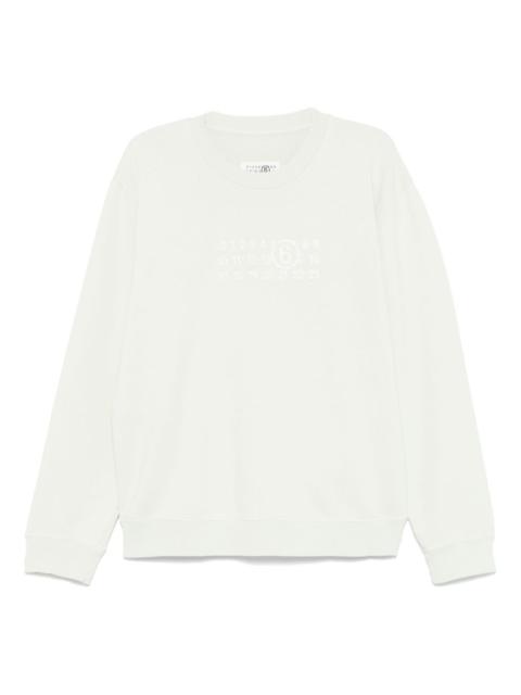 MM6 Maison Margiela Numbers-print sweatshirt