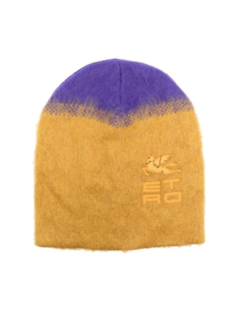 Etro two-tone knitted beanie