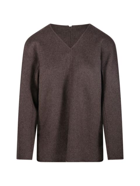 'S Max Mara V-neck wool blouse