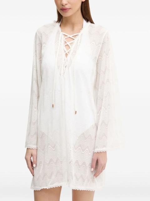 MELISSA ODABASH lace-up beachwear