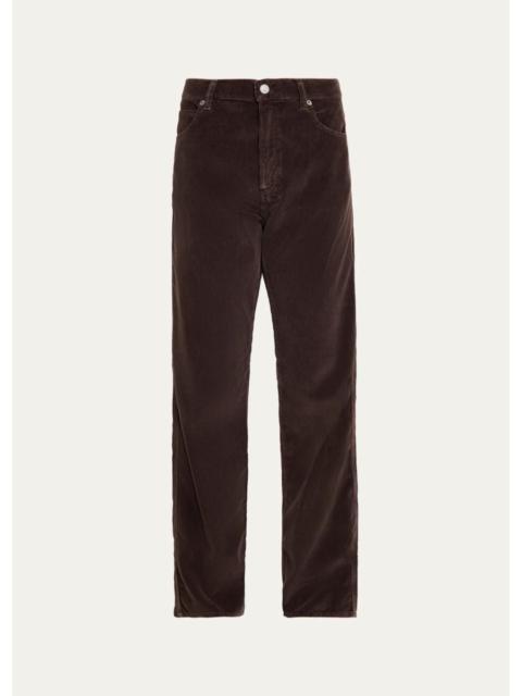 GUEST IN RESIDENCE Weekender Mid-Rise Straight-Leg Corduroy Jeans