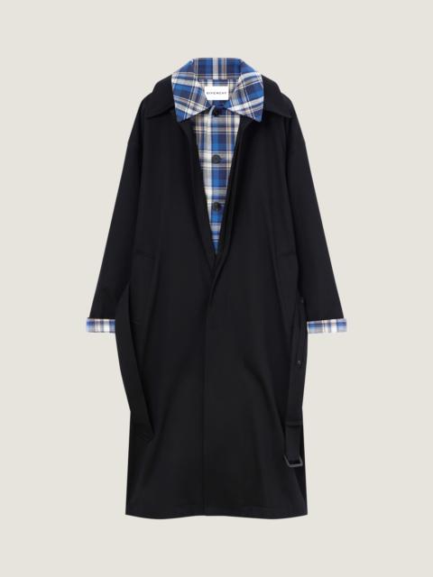 Givenchy COUTURE SEAM DOUBLE TRENCH COAT IN COTTON