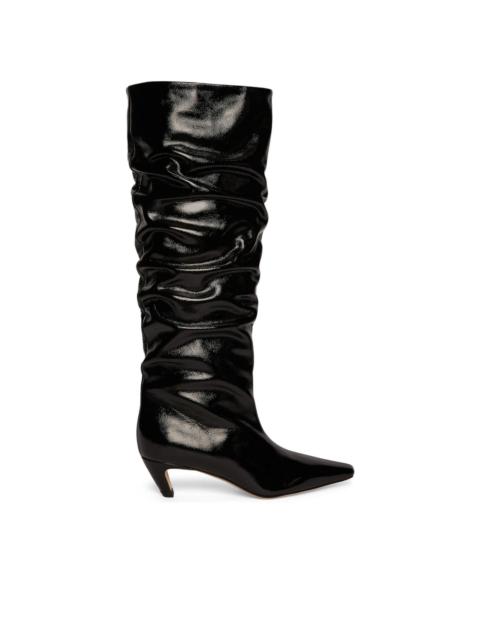 MSGM 55mm leather boots