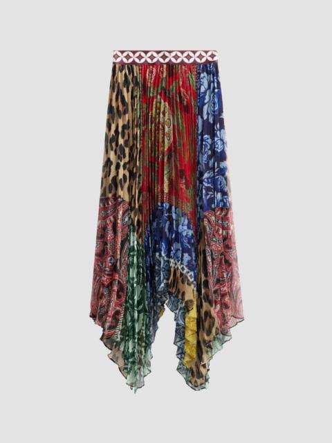 Alice + Olivia Women's Katz Handkerchief Hem Maxi Skirt - Off The Grid