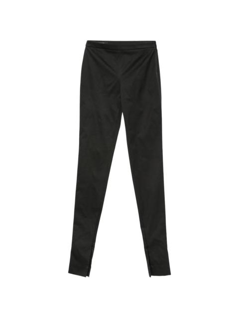 GUCCI Gucci Zip-detail Satin-finish Trousers
