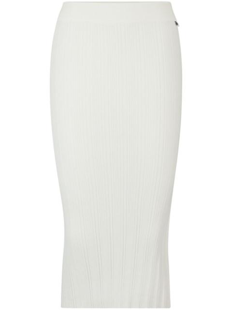 HUGO ribbed-knit tube skirt