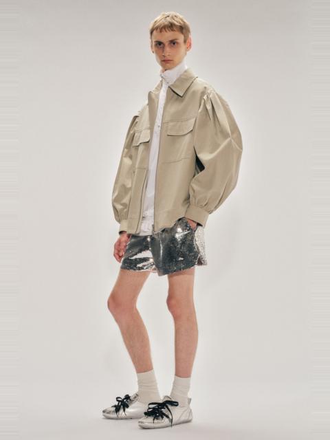 Simone Rocha Puff Sleeve Utility Pen Pocket Jacket