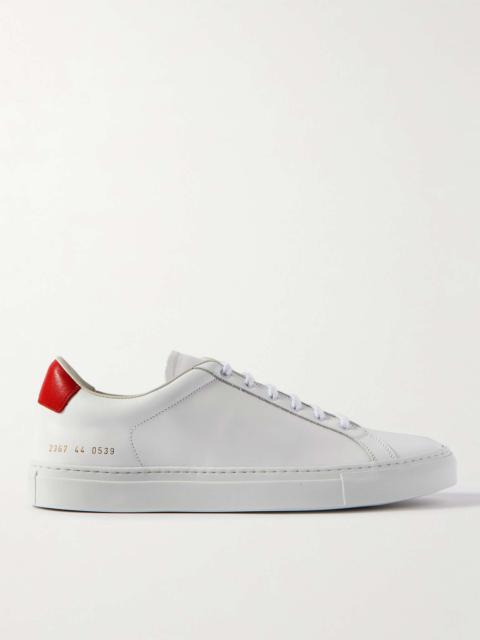 Retro Low Leather Sneakers