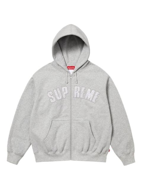 トップス Supreme / MM6 Zip Up Hooded Sweatshirt Supreme MM6 Maison Margiela Zip Up Hooded Sweatshirt Black