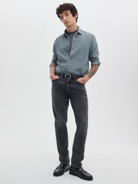 rag & bone Fit 2 Slim Jeans Cashmere Stretch in Washed Black
