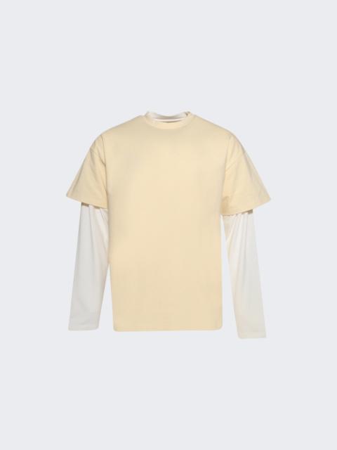 Jil Sander Long Sleeve Tee Bone