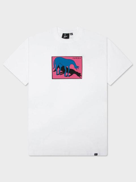 by Parra SAD HORSE T-SHIRT - WHITE