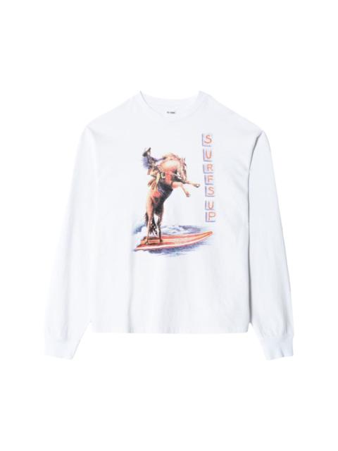 RE/DONE Surfs Up cotton sweatshirt