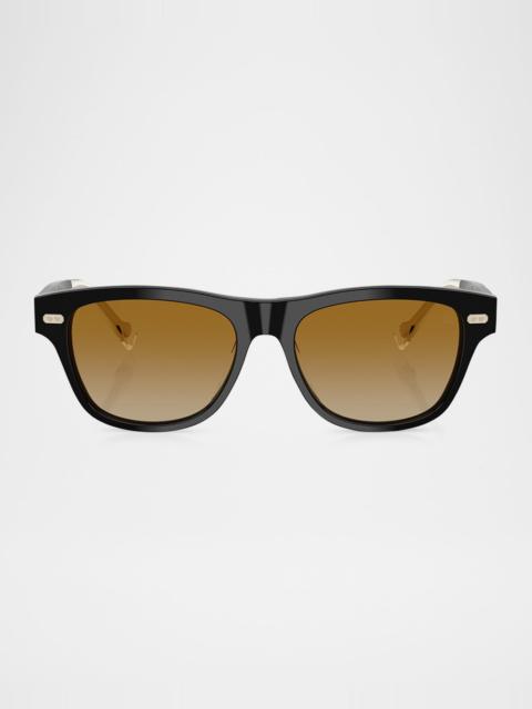 Brunello Cucinelli Men's BC3005S Rectangular Sunglasses