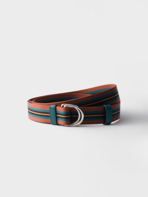 Woven nylon belt