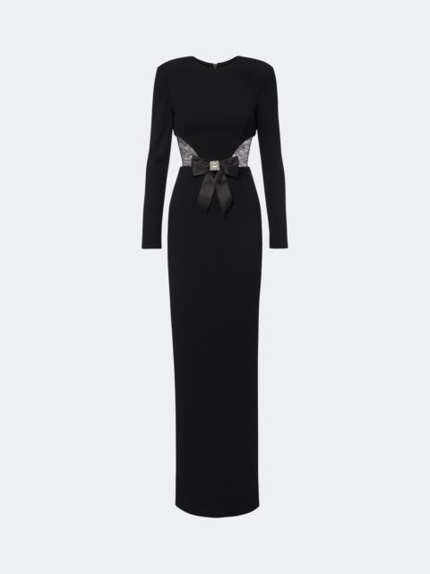 REBECCA VALLANCE Aurelia embellished lace-trimmed gown